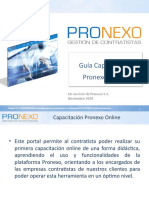 Pronexo - Guía Capacitación