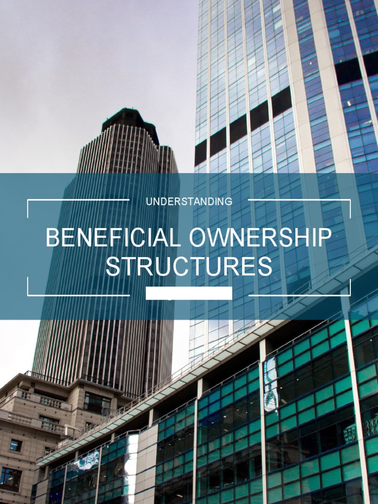 Understanding Beneficial Ownership Structures PDF Money Laundering