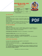 Boletín 001 Campori Macroregion 2022