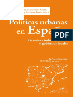 Politicas Urbanas en Espana Grandes Ciud