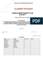 2010-2011 Campus Improvement Plan - McLaughlin