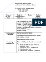 Mater Divinae Gratiae College Teaching Guide Unit II