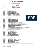 Plan de Cuentas Niif