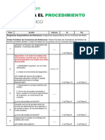 De Diagnostico: Tabla para El