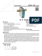 120W Single Output DIN Rail Power Supply Manual