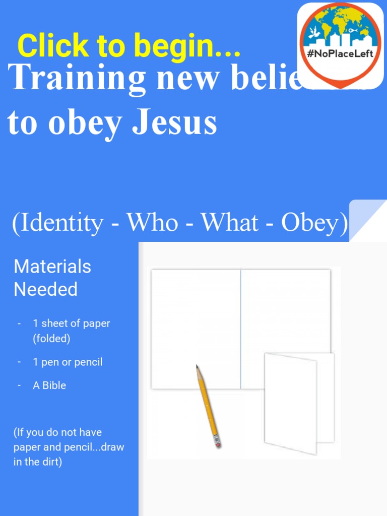 New Believer Discipleship Guide | PDF | Jesus | Gospel Of John