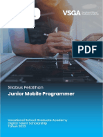 (Publikasi) Silabus Pelatihan Daring Junior Mobile Programmer VSGA DTS 2022
