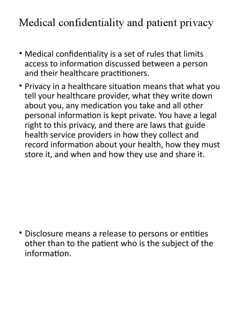 Confidentiality PDF