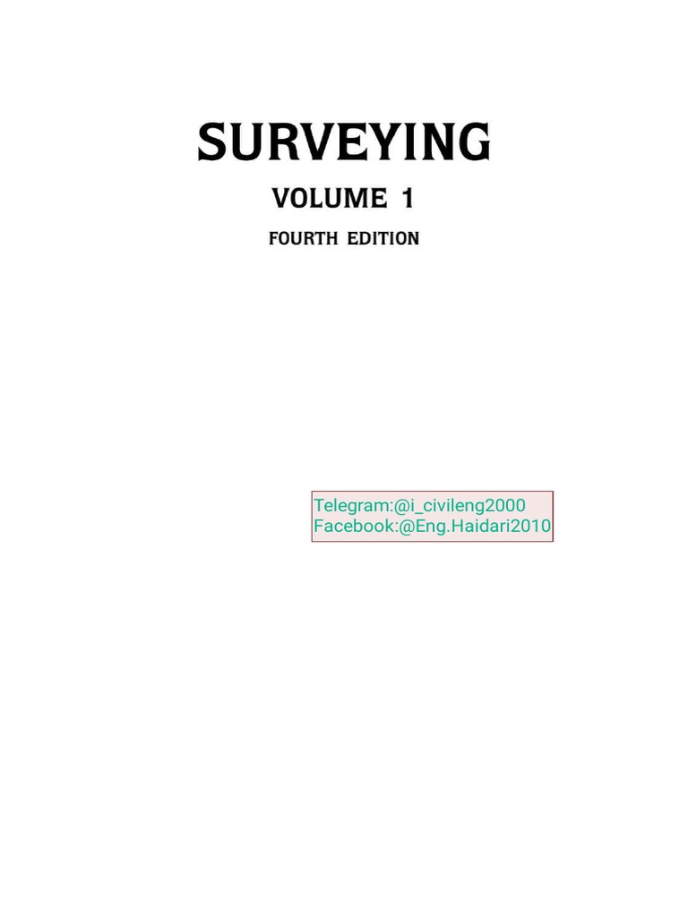 Surveying (Volume 1) | PDF