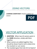 Adding Vectors