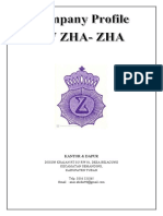 Company Profile CV Zhazha