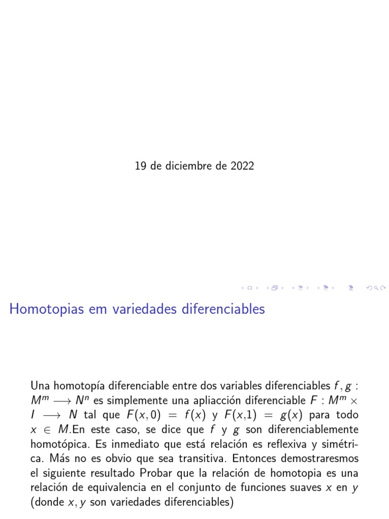 Homotopia PDF Derivado Función (Matemáticas)