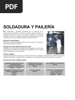 Soldadura y Paileria