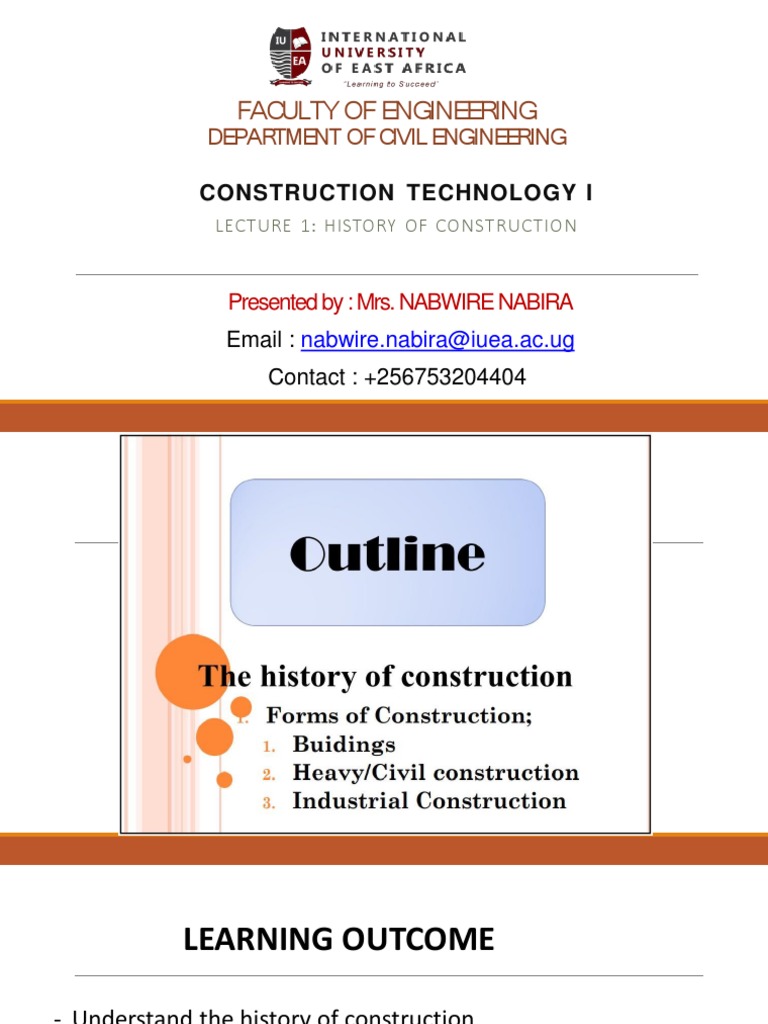 History of Construction Overview | PDF