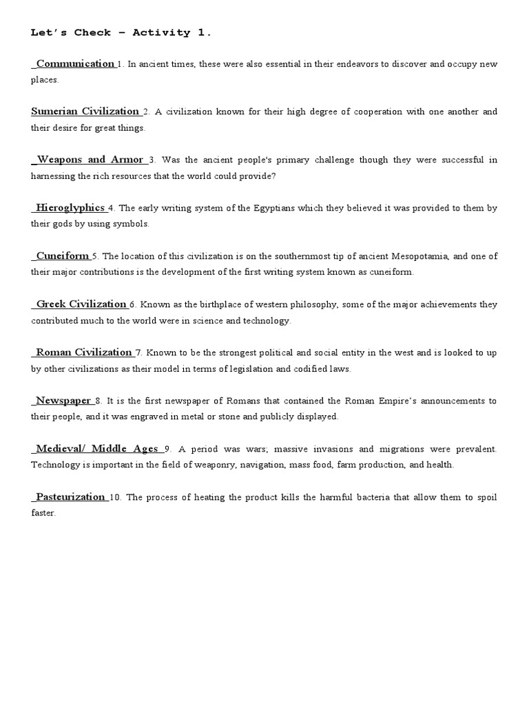 Activity 1 | PDF