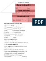 Present Continuous Tense and Simple Present Tense