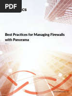 Best Practices For Managing Firewalls With Panorama