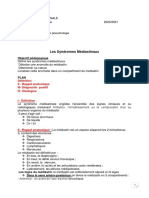 Semio3an Respiratoire-Syndromes Mediastinaux2021mesghouni