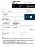 Income Tax Payment Mandate Form