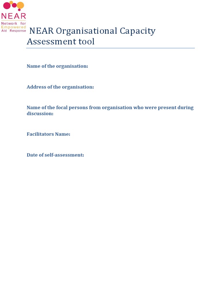 Near Oca Self Assessment Form | PDF | Procurement | Business