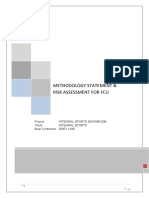 Methodology Statement & Risk Assessment For Fcu
