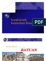 Mg5 G-Lingk Karakter - Keteknikan - Batuan