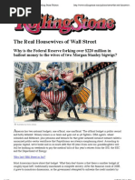 The Real Housewives of Wall Street (20110411) - Matt Taibbi (Rolling Stone)