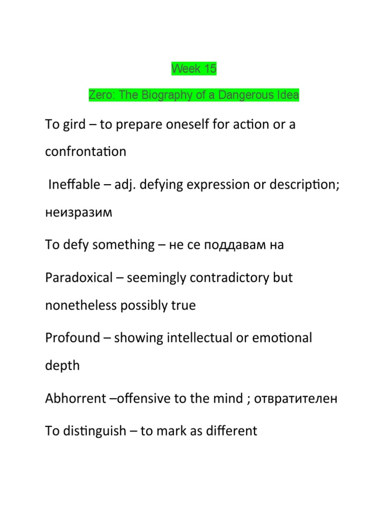 Zero The Biography Of A Dangerous Idea
