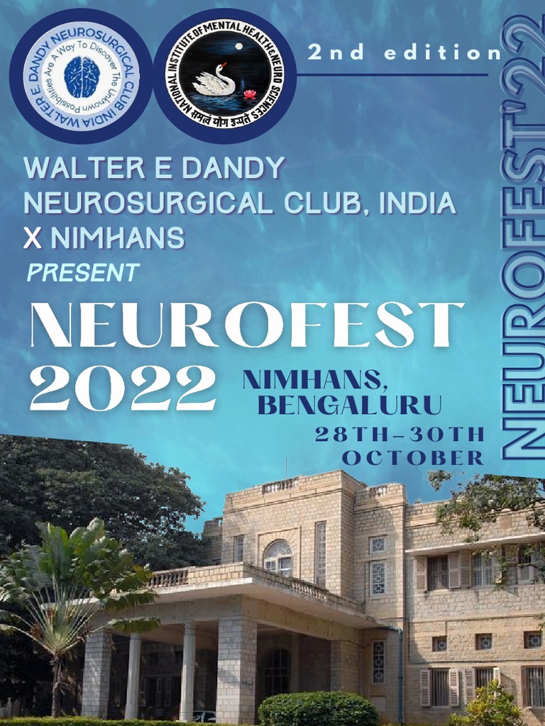 Neurofest Brochure 2022 Pdf Neurosurgery Clinical Medicine