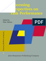 Processing Perspectives On Task Performance