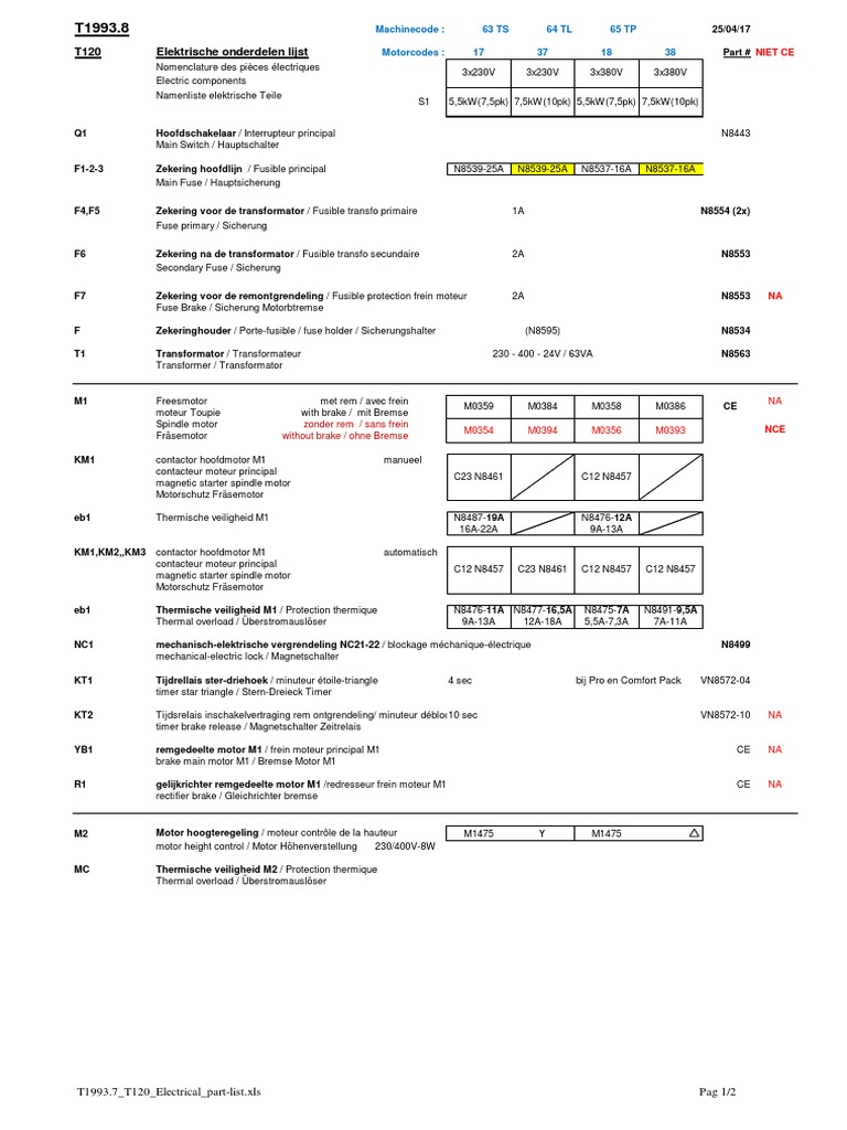 T120 Schemas MY2020 | Download Free PDF | Conducteur (électricité