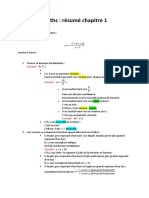 Maths Résumé Te Chp.1