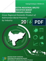 Produk Domestik Regional Bruto Provinsi Kalimantan Barat Menurut Lapangan Usaha 2016-2020