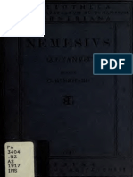 Burkhard. Nemesii Episcopi Premnon Physicon: Sive Peri Physeos Anthropou Liber. 1917.