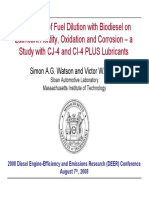 The Effects of Fuel Dilution With Biodiesel On Lubricant Acidity, Oxidation and Corrosion - A Study With CJ-4 and CI-4 PLUS Lubricants