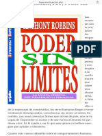 Anthony Robbins, PDF, Poder Sin Limites - Decídete A Triunfar