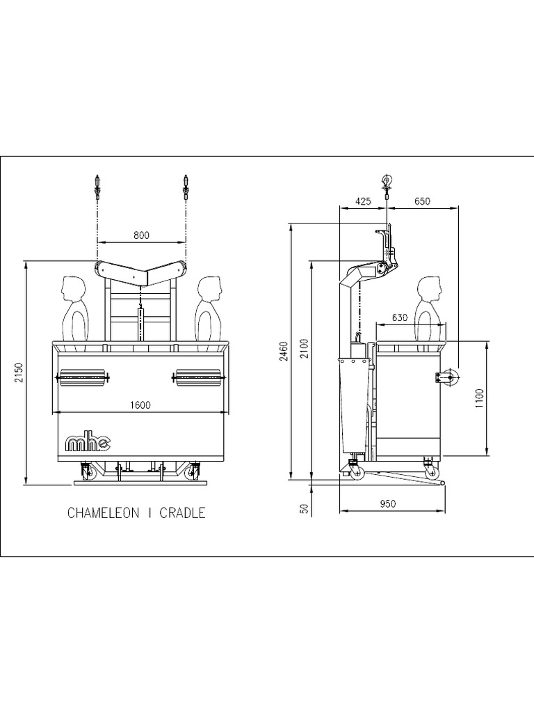 Chameleon I Cradle Dimension PDF