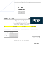 Fall 2021 Mat203 Final Questions