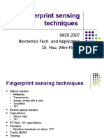 01 Fingerprint Sensing Techniques