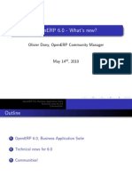 Openerp 6.0 - What'S New?: Olivier Dony, Openerp Community Manager