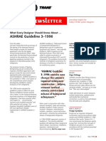 What Every Designer Should Know About ASHRAE Guideline 3-1996
