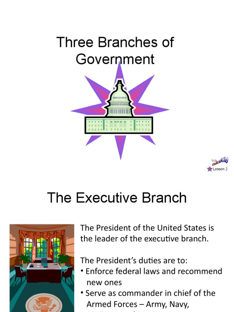 Overview of the U.S. Government Branches | PDF | United States House Of ...