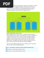 RAID Is A Redundant Array of Inexpensive Disks