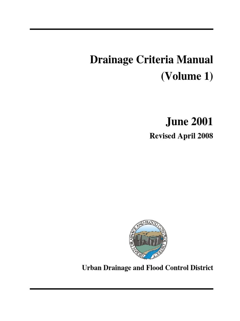 Storm Drainage Networks Design Vol | PDF | Surface Runoff | Stormwater