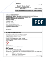 Safety data sheet for Avesta Passivator 601