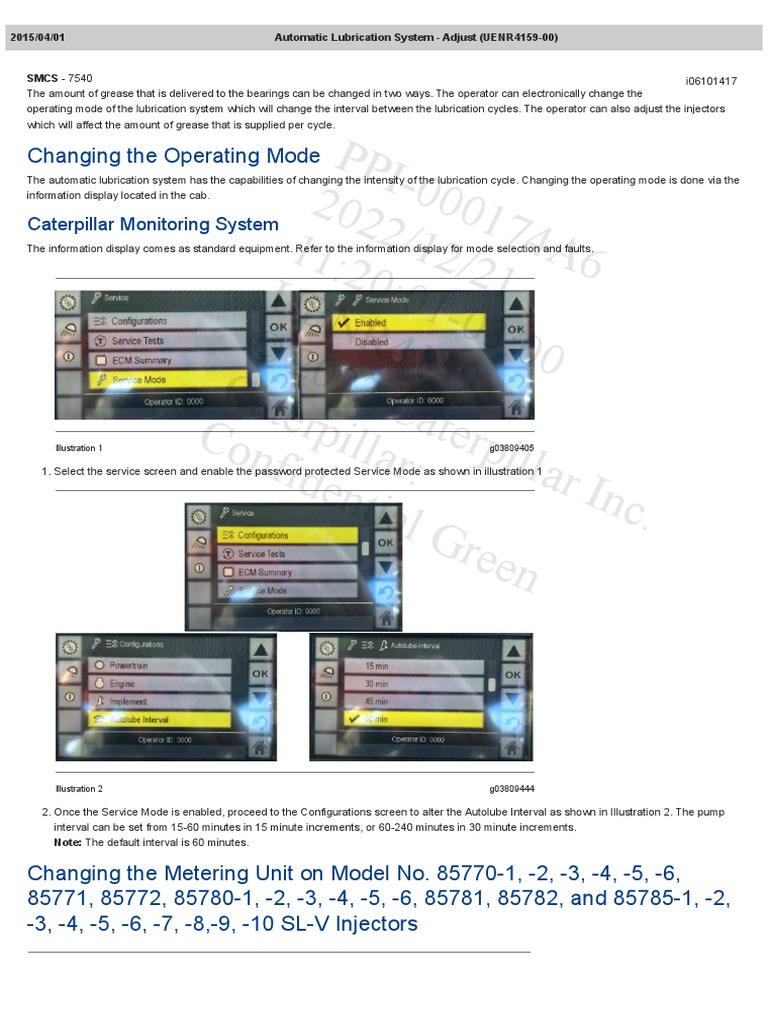 Automatic Lubrication System Adjust Pdf Relay Switch
