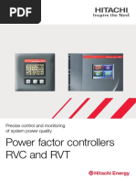 Hitachi Energy Power Factor Controller RVC RVT