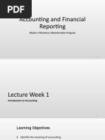 Lecture Week 1