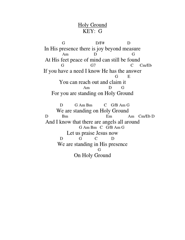 Holy Ground