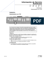 Información de Servicio Autobuses: Calefactor